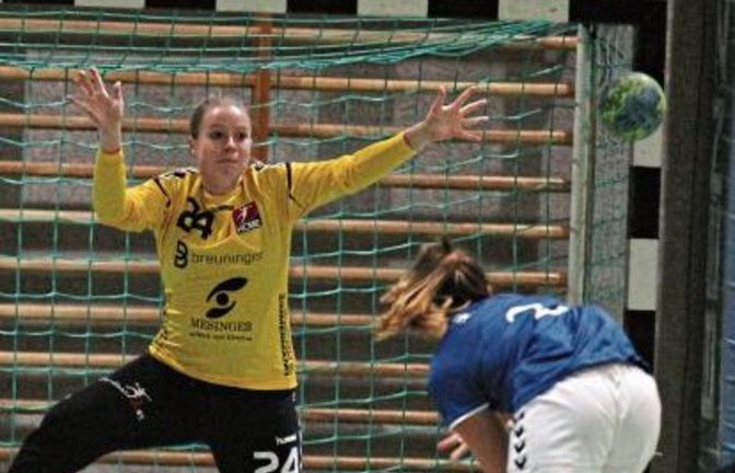 Auf Torfrau Jennifer Hille und den HC Metter-Enz wartet ein schweres Spiel. Foto: Nachreiner