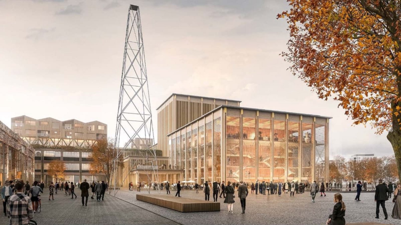 Im Stuttgarter Norden beim Kulturquartier Wagenhallen soll diese Interimsoper gebaut werden. Ihr ist eine Schrumpfkur verordnet worden.A+R Architekten/NL Architects Im Stuttgarter Norden beim Kulturquartier Wagenhallen soll diese Interimsoper gebaut werden. Ihr ist eine Schrumpfkur verordnet worden.A+R Architekten/NL Architects