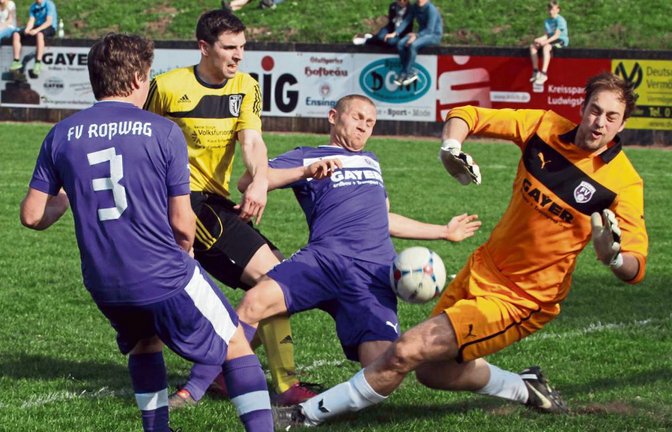 Der Fokus der Vorbereitung beim FV Roßwag lag vor allem auf der Defensive, damit möglichst wenige Gegentore dazukommen. Foto: Bürkle