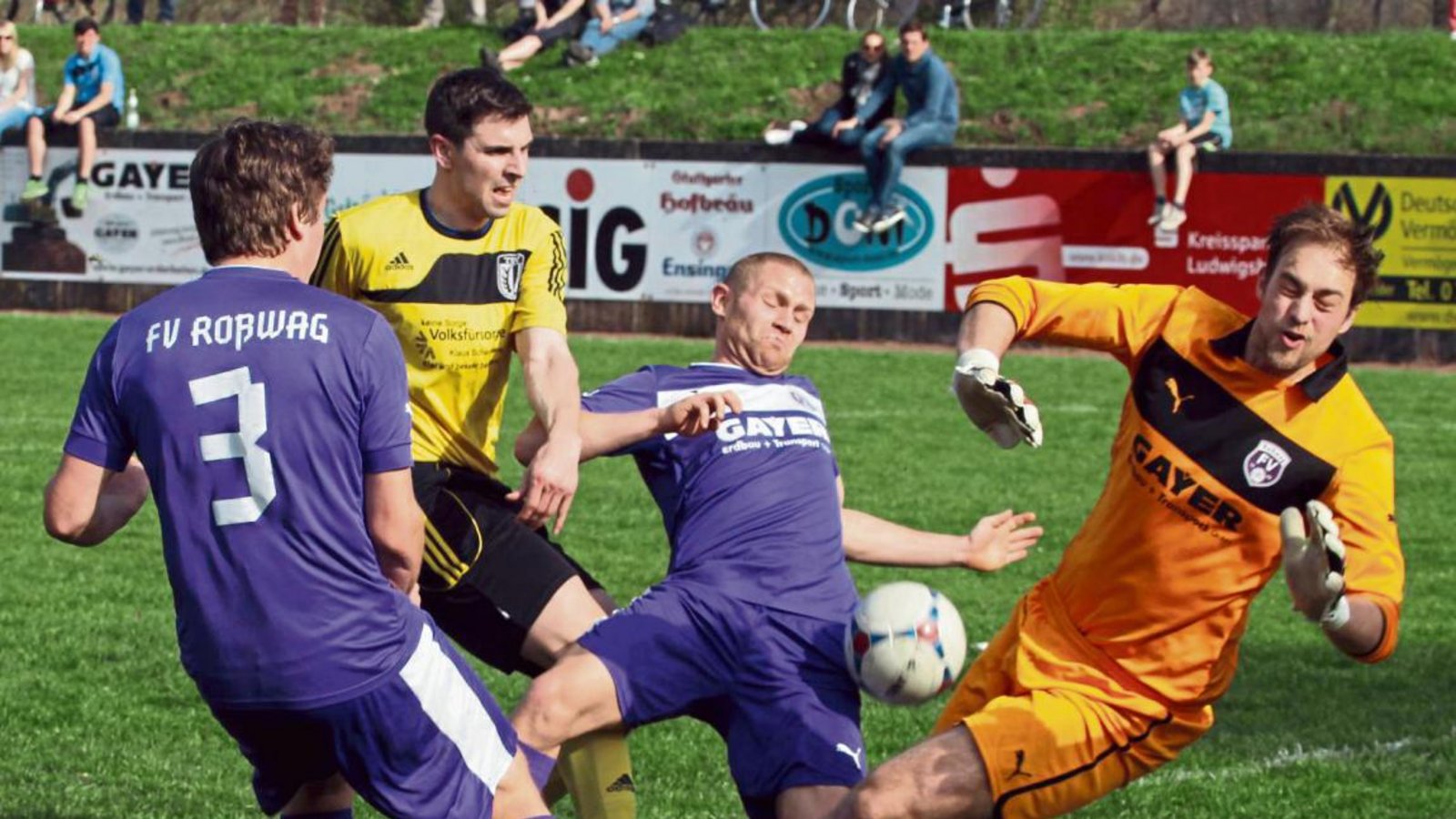 Der Fokus der Vorbereitung beim FV Roßwag lag vor allem auf der Defensive, damit möglichst wenige Gegentore dazukommen. Foto: Bürkle