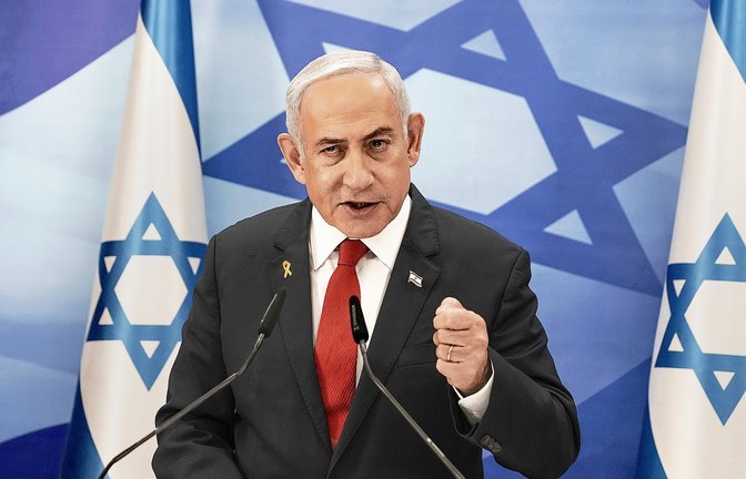 Gegen Israels Premier Benjamin Netanjahu liegt ein internationaler Haftbefehl vor.<span class='image-autor'>Foto: Maya Alleruzzo/AP/dpa</span>