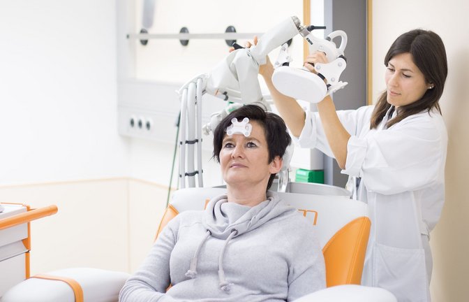 Rund 50 Patienten   pro Jahr erhalten in Tübingen  die TMS-Therapie.<span class='image-autor'>Foto: Uniklinik Tübinge</span>