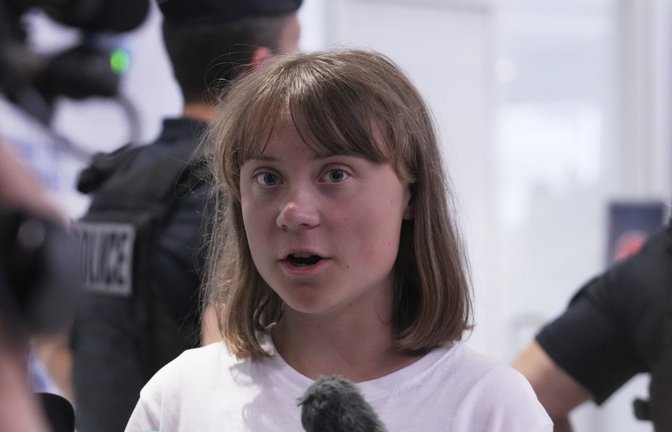 Kritisiert Israel harsch: Greta Thunberg<span class='image-autor'>Foto: Michel Euler/dpa</span>