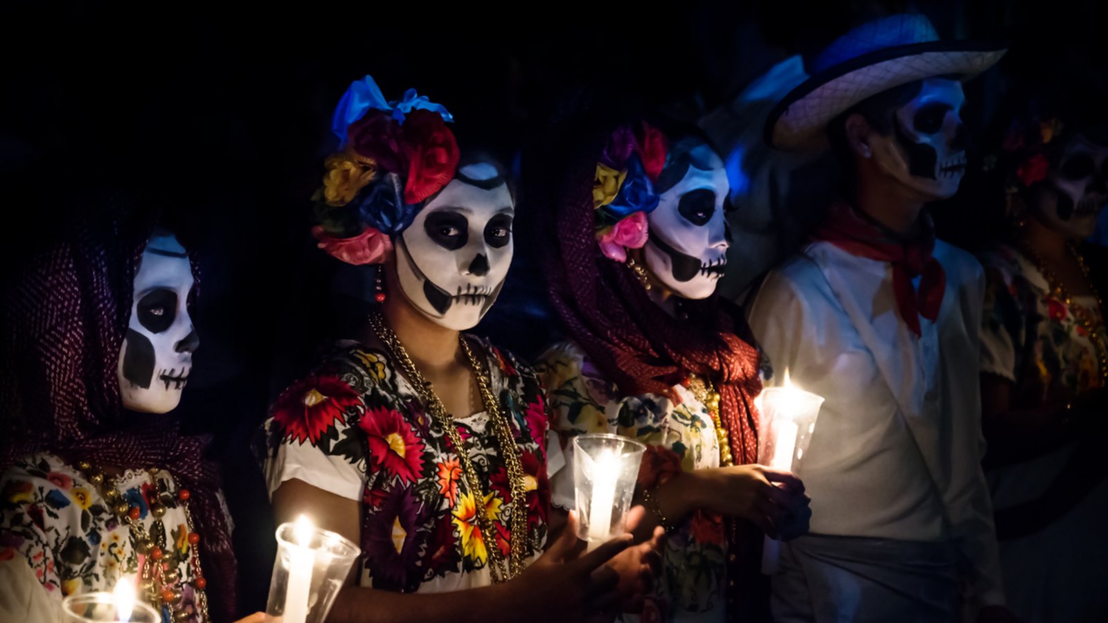 Verkleidungen zum Tag der Toten in Mexiko.Foto: Loes Kieboom/Shutterstock