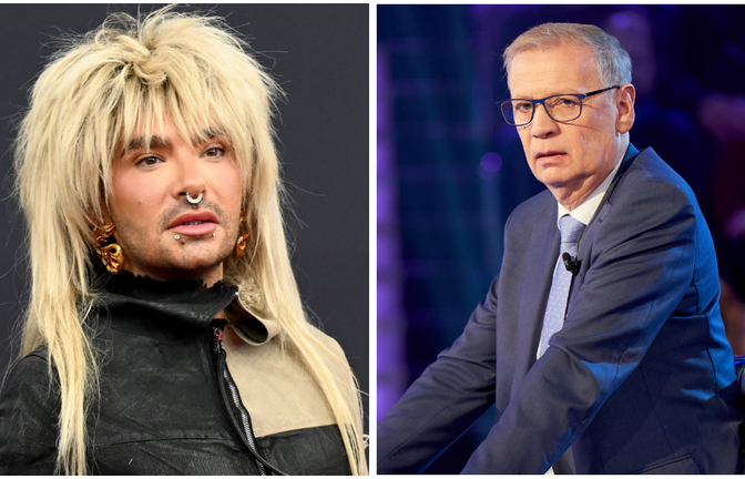 Bill Kaulitz (l.) ist am 20. April als Telefonjoker bei "Wer wird Millionär?" mit Günther Jauch (r.) zu hören. (Archivbilder)<span class='image-autor'>Foto: picture alliance/dpa | Felix Hörhager; RTL / Guido Engels</span>