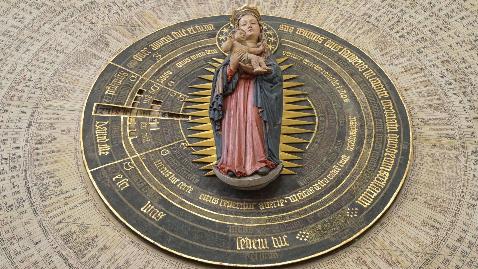 Jungfrau Maria mit Jesuskind: Astronomische Uhr von Hans Düringer in der Danziger Marienkirche.Foto: Imago/Schöning Jungfrau Maria mit Jesuskind: Astronomische Uhr von Hans Düringer in der Danziger Marienkirche.Foto: Imago/Schöning