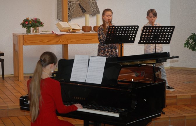 Schülerinnen und Schüler der Musikschule Tonraum treten auf. <span class='image-autor'>Foto: p</span>