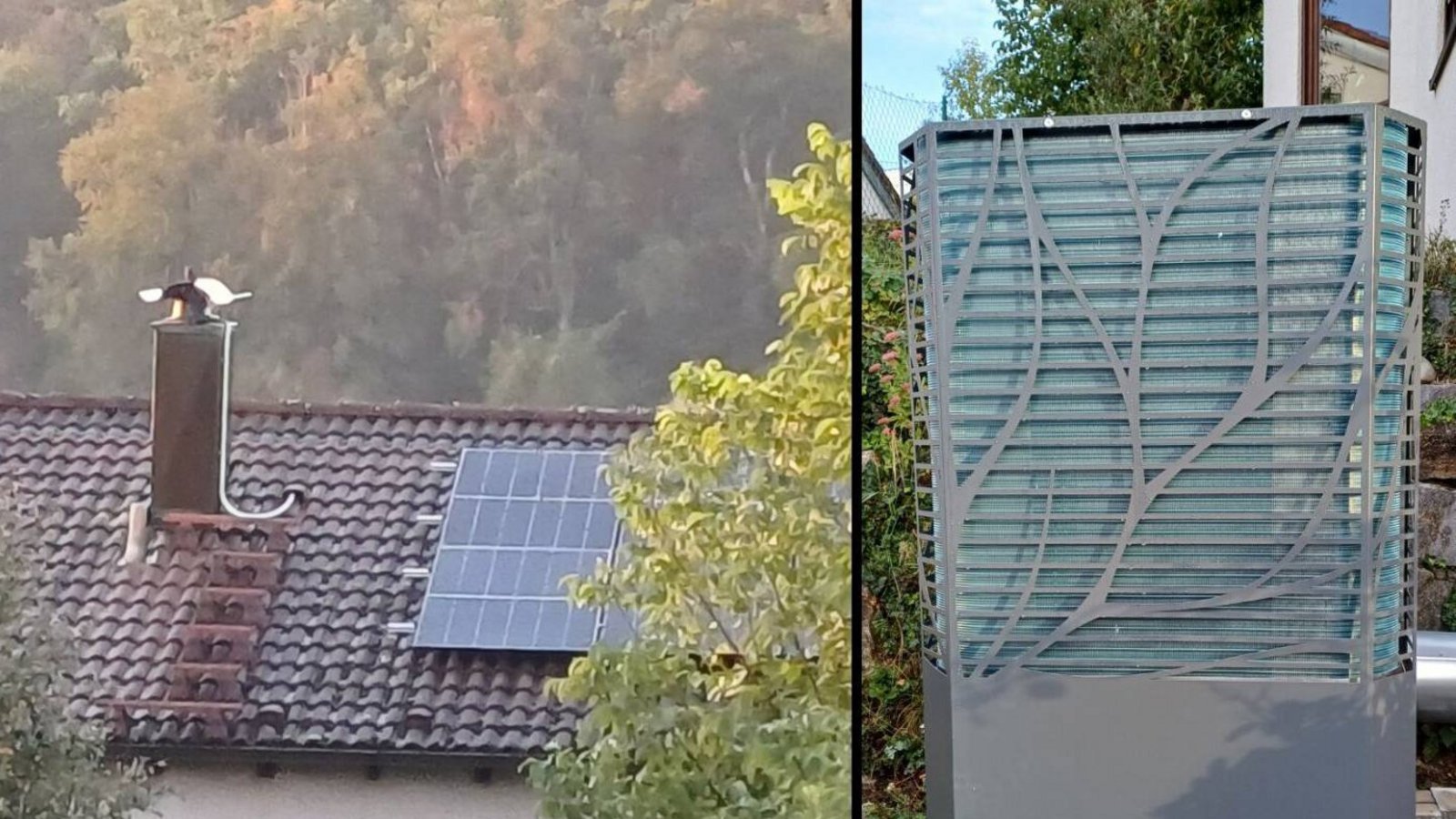 Das Ziel: Weniger Emissionen aus Schornsteinen – auch durch Wärmepumpen.  Fotos: Rücker