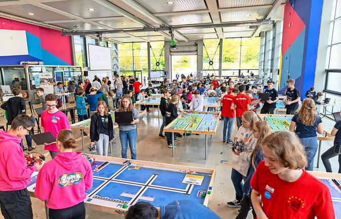 Die World Robot Olympiad ist eine öffentliche Veranstaltung.<span class='image-autor'>Foto: Eibner-Pressefoto</span>