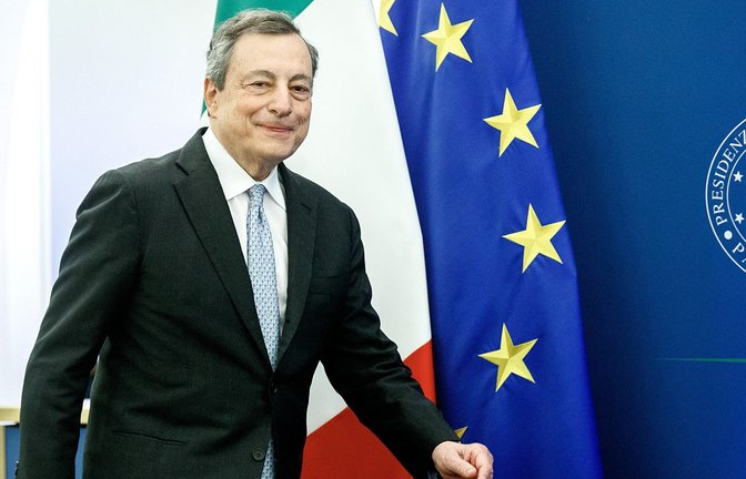 Mario Draghi stellt seinen Bericht am Montag offiziell vor.<span class='image-autor'>Foto: dpa/Roberto Monaldo</span>