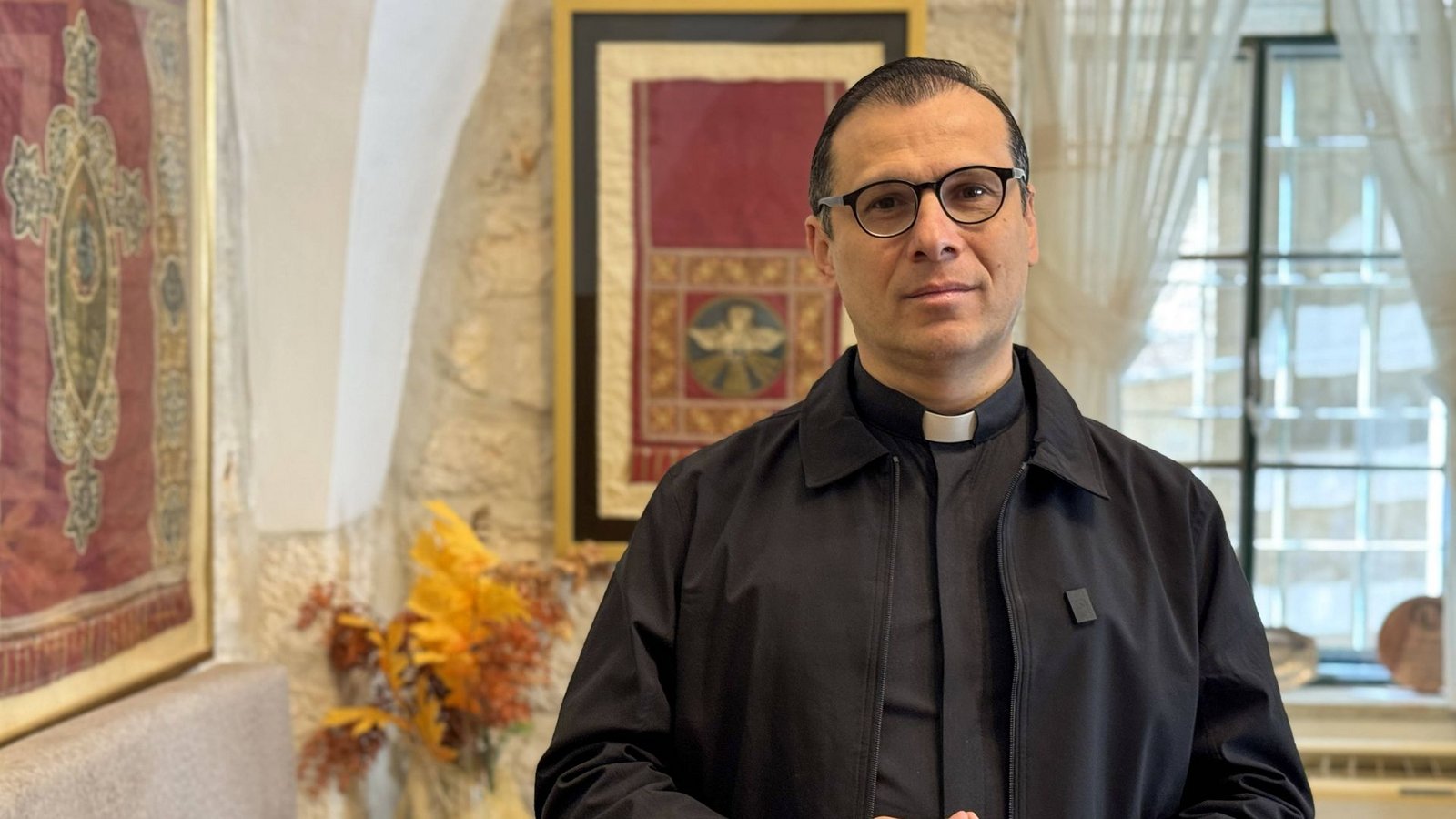 Der palästinensische lutherische Pfarrer von Ramallah, Munther Isaac, warnt, dass Bethlehem nicht zu einem Ort der Fantasie werden darf (Archivfoto).Foto: IMAGO/Anadolu Agency/IMAGO/Hisham K. K. Abu Shaqra Der palästinensische lutherische Pfarrer von Ramallah, Munther Isaac, warnt, dass Bethlehem nicht zu einem Ort der Fantasie werden darf (Archivfoto).Foto: IMAGO/Anadolu Agency/IMAGO/Hisham K. K. Abu Shaqra