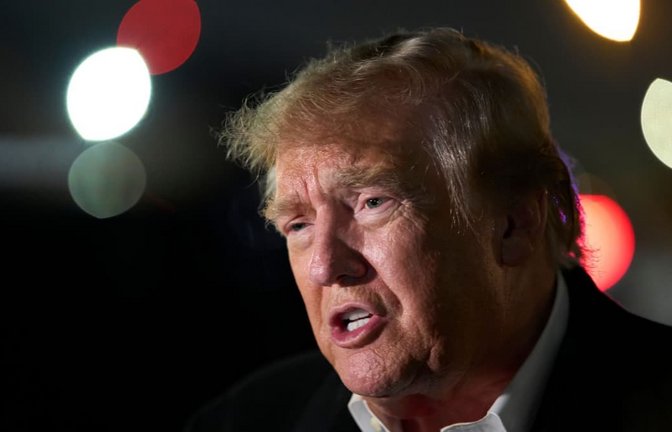 Der US-Präsident hatte zuvor ohne Angabe von Gründen Zweifel an der Legitimität des Wahlergebnisses angemeldet und sich damit auf Bolsonaros Seite geschlagen. (Archivbild)<span class='image-autor'>Alex Brandon/AP/dpa</span>