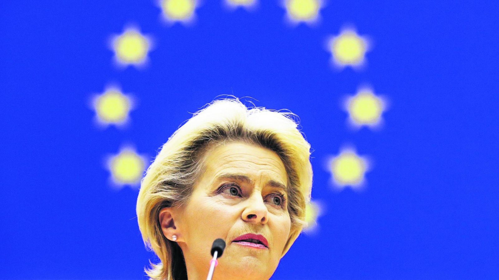 Ursula von der Leyen steht kommende Woche erneut im Europaparlament unter Druck (Archivfoto).Foto: dpa/Olivier Hoslet