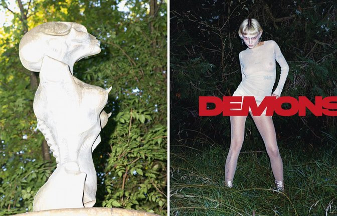 Tag- und Nacht-Dämonen im Garten des „Alien“-Künstlers HR Giger und im Friedhof Sihlfeld in Zürich<span class='image-autor'>Foto: David Spaeth</span>