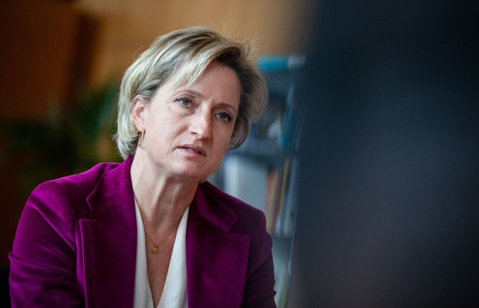 Bei einem Empfang mit 100 Gästen wartete Wirtschaftsministerin Nicole Hoffmeister-Kraut (CDU) vergeblich auf ihren Counterpart.<span class='image-autor'>Foto: Christoph Schmidt/dpa/Christoph Schmidt</span>