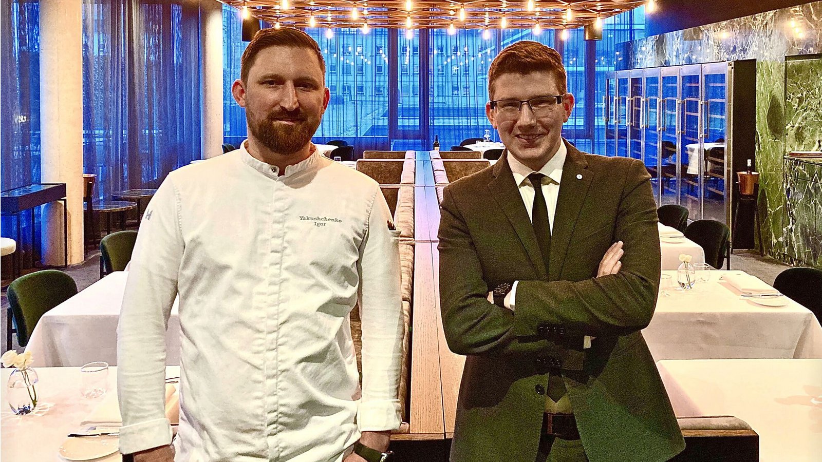 Küchenchef Igor Yakushchenko und Restaurantleiter Adrian Imm im Tawa Yama FineFoto: Matthias Ring