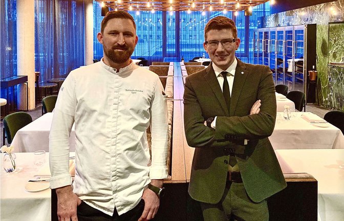 Küchenchef Igor Yakushchenko und Restaurantleiter Adrian Imm im Tawa Yama Fine<span class='image-autor'>Foto: Matthias Ring</span>