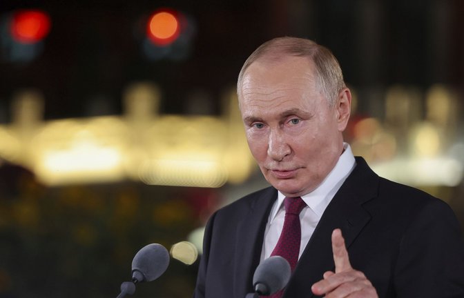 Das russische Staatsoberhaupt Wladimir Putin will eine Friedenstruppe aus der Nato in der Ukraine verhindern.<span class='image-autor'>Foto: Maxim Shemetov/Pool Reuters/AP/d</span>