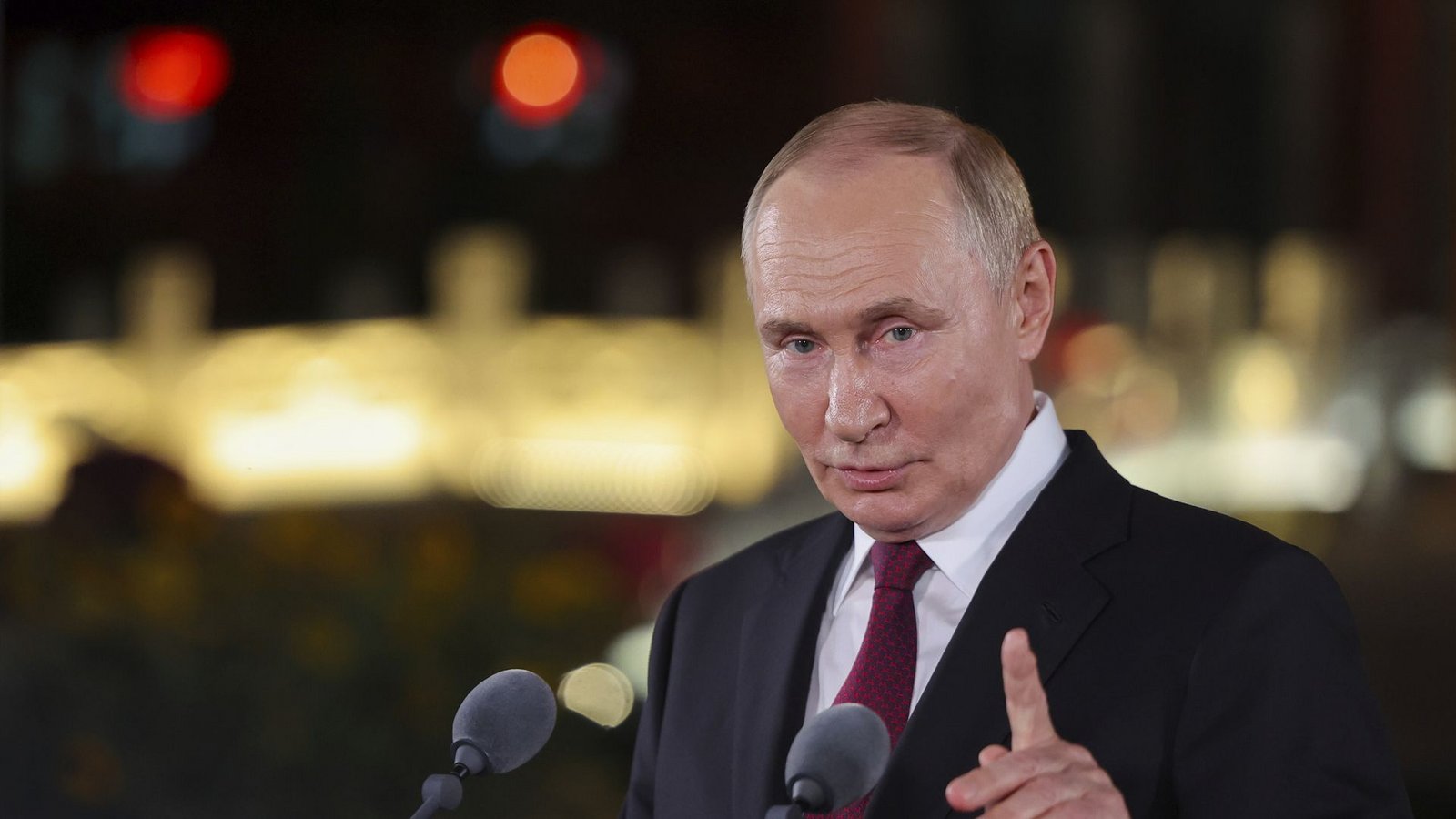 Das russische Staatsoberhaupt Wladimir Putin will eine Friedenstruppe aus der Nato in der Ukraine verhindern.Foto: Maxim Shemetov/Pool Reuters/AP/d Das russische Staatsoberhaupt Wladimir Putin will eine Friedenstruppe aus der Nato in der Ukraine verhindern.Foto: Maxim Shemetov/Pool Reuters/AP/d