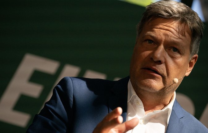 Habeck hatte  auf Anfrage der Ermittler den bei Beleidigungsdelikten erforderlichen Strafantrag gestellt.<span class='image-autor'>Foto: dpa/Sebastian Gollnow</span>