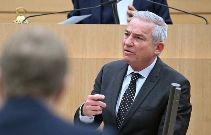 Innenminister Thomas Strobl warnt vor Desinformationskampagnen. (Archivbild)<span class='image-autor'>Foto: dpa/Bernd Weißbrod</span>
