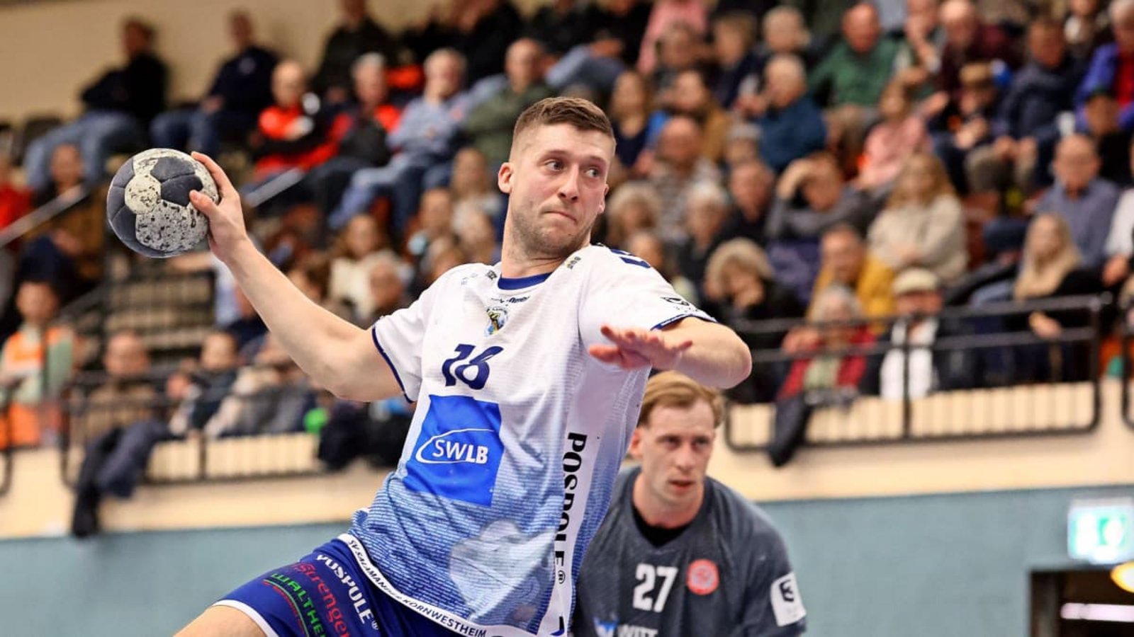 Im Februar haben die Neuhausener beim Team um Kornwestheims Felix Kazmeier gut gespielt, aber mit 37:40 verloren.Pressefoto Baumann