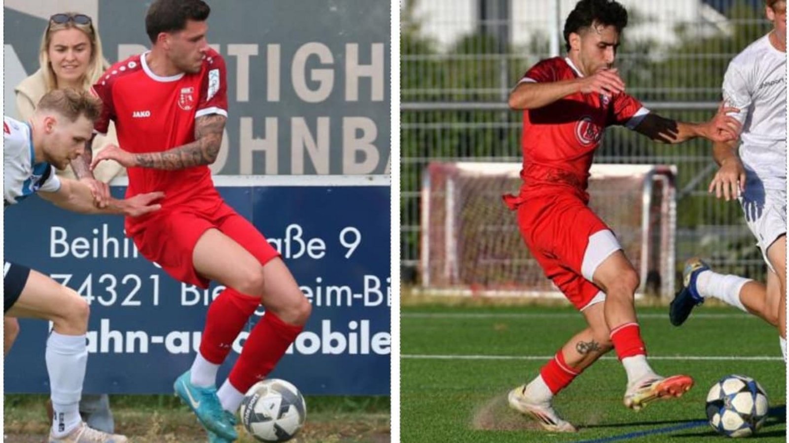 Namen auf dem Calcio-Spielerkarussell: Leon Bauer und Ali Hamdar (von links).imago/Pressefoto Baumann, imago/Eibner-Pressefoto/Ralph Kunze Namen auf dem Calcio-Spielerkarussell: Leon Bauer und Ali Hamdar (von links).imago/Pressefoto Baumann, imago/Eibner-Pressefoto/Ralph Kunze