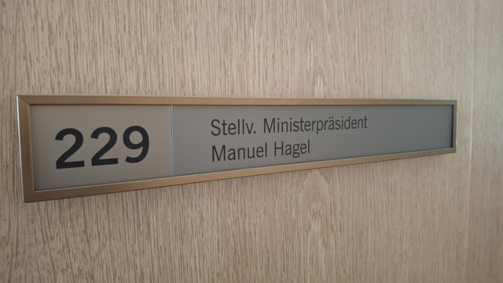 Hier empfängt der Vize-Premier: Manuel Hagels neues Büro im LandtagAndreas Müller