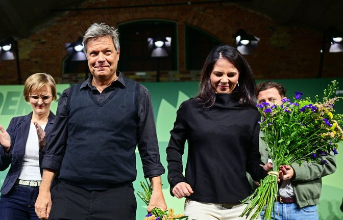 Robert Habeck und Annalena Baerbock sind nur noch geschäftsführende Minister.<span class='image-autor'>Foto: dpa/Sebastian Gollnow</span>