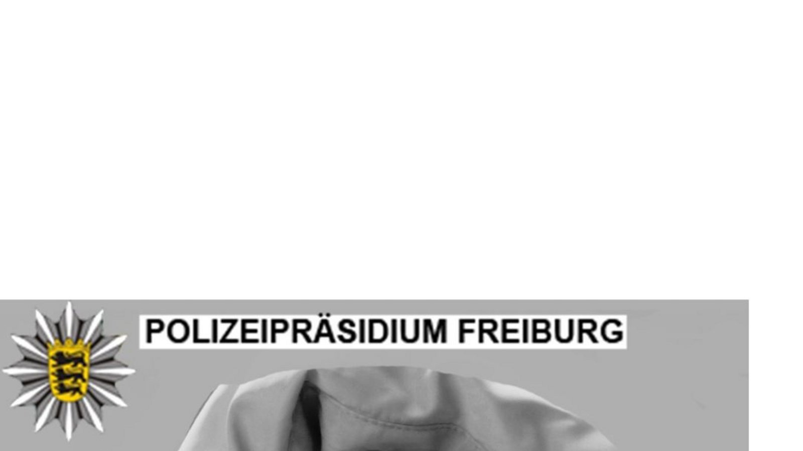 Phantombild der Freiburger Polizei.Foto: Polizeipräsidium Freiburg Phantombild der Freiburger Polizei.Foto: Polizeipräsidium Freiburg