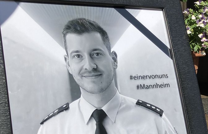 Der Polizist Rouven Laur wurde bei einem Einsatz in Mannheim von einem mutmaßlichen Islamisten getötet. Mitte Februar beginnt der Prozess gegen den 26-jährigen  Afghanen.<span class='image-autor'>Foto: STZN/Dürr</span>