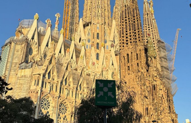 Die Sagrada Familia ist bereits seit Oktober höher als das Ulmer Münster und damit die höchste Kirche der Welt.<span class='image-autor'>Foto: Jan-Uwe Ronneburger/dpa</span>
