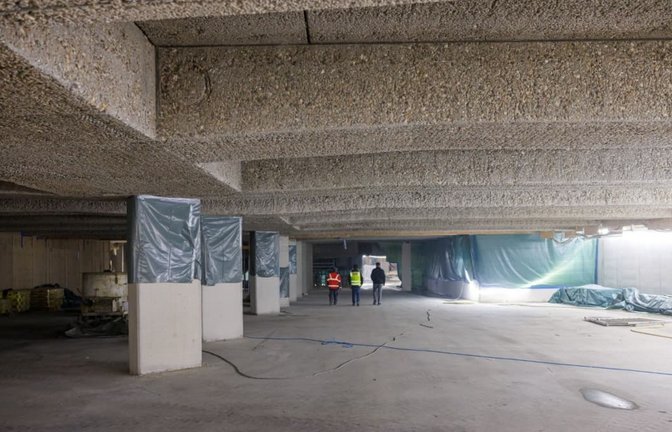 Derzeit wegen Bauarbeiten gesperrt: die Marktplatz-Tiefgarage in Sindelfingen.<span class='image-autor'>Stefanie Schlecht/Archiv</span>