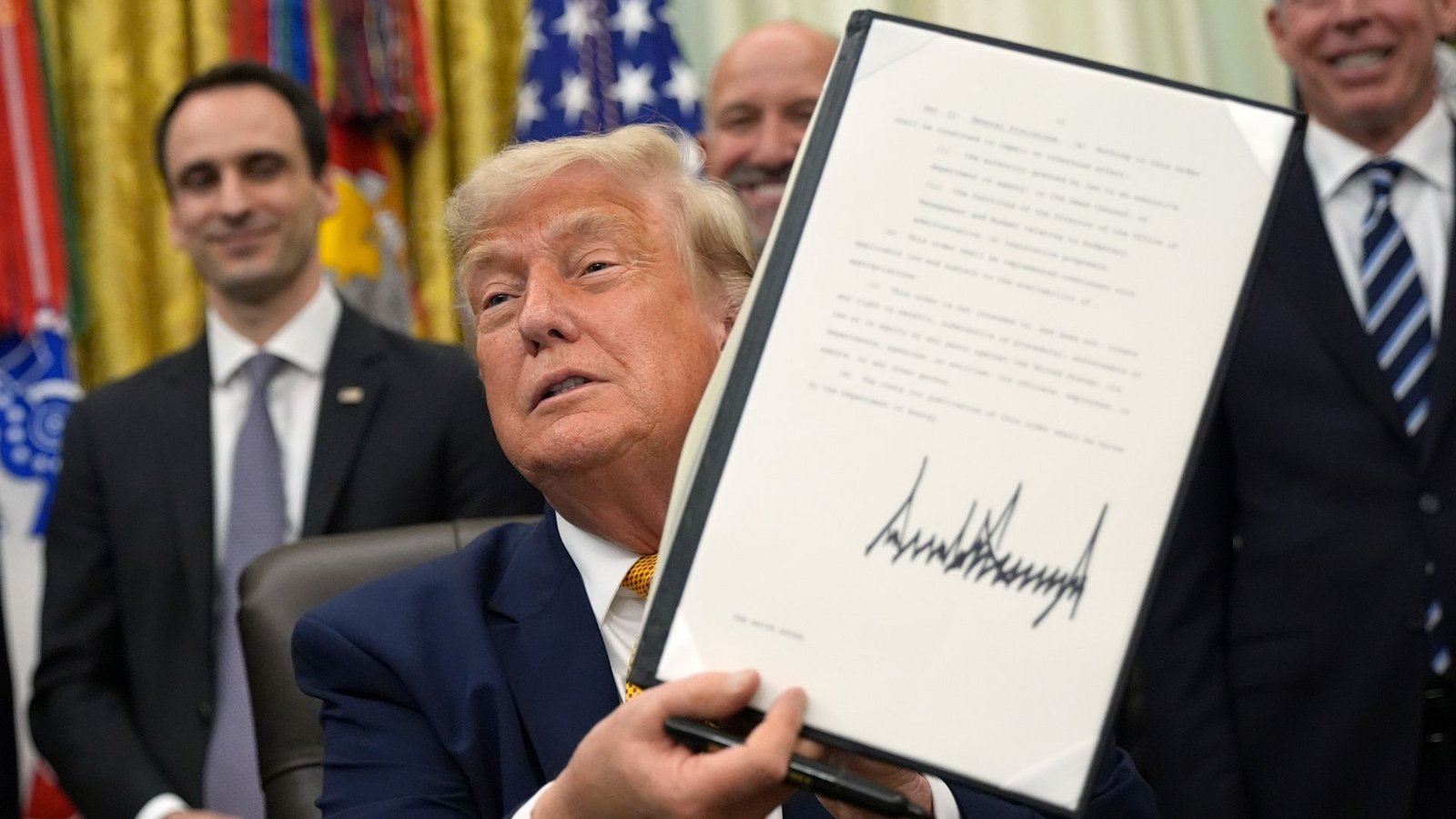 Donald Trumps Erlass sieht unterdessen eine schnellere Einführung der Quantentechnologie durch die US-Regierung vor.Foto: Jacquelyn Martin/AP/dpa Donald Trumps Erlass sieht unterdessen eine schnellere Einführung der Quantentechnologie durch die US-Regierung vor.Foto: Jacquelyn Martin/AP/dpa