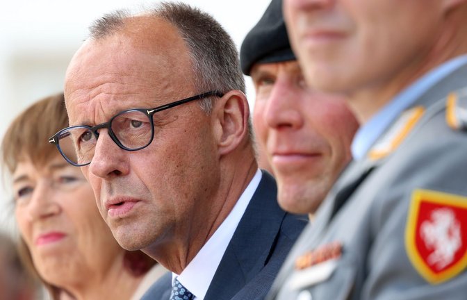 Konkrete Bedrohungen sind keine Fiktion, sondern bereits Alltag auch in Deutschland, warnt Bundeskanzler Friedrich Merz (CDU).<span class='image-autor'>Foto: Christoph Reichwein/dpa</span>