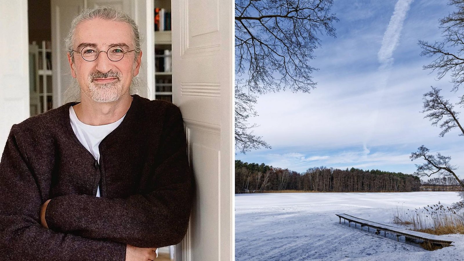 Der Autor Zoran Drvenkar macht einen winterlichen See in der Uckermark zum Ort eines tödlichen Rituals.Foto: imago/tagesspiegel, imagebroker