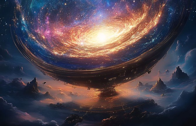 Nach dem Urknall kühlte sich die Materie im Universum ab. Die Gravitation zog dichtere Bereiche zusammen. Sie verklumpten. So entstanden  etwa Galaxienhaufen.<span class='image-autor'>Foto: Imago/Panthermedia</span>