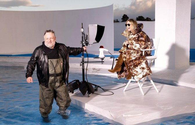 Fotograf Rankin und Heidi Klum in Folge 15.<span class='image-autor'>Foto: ProSieben/Sven Doornkaat</span>