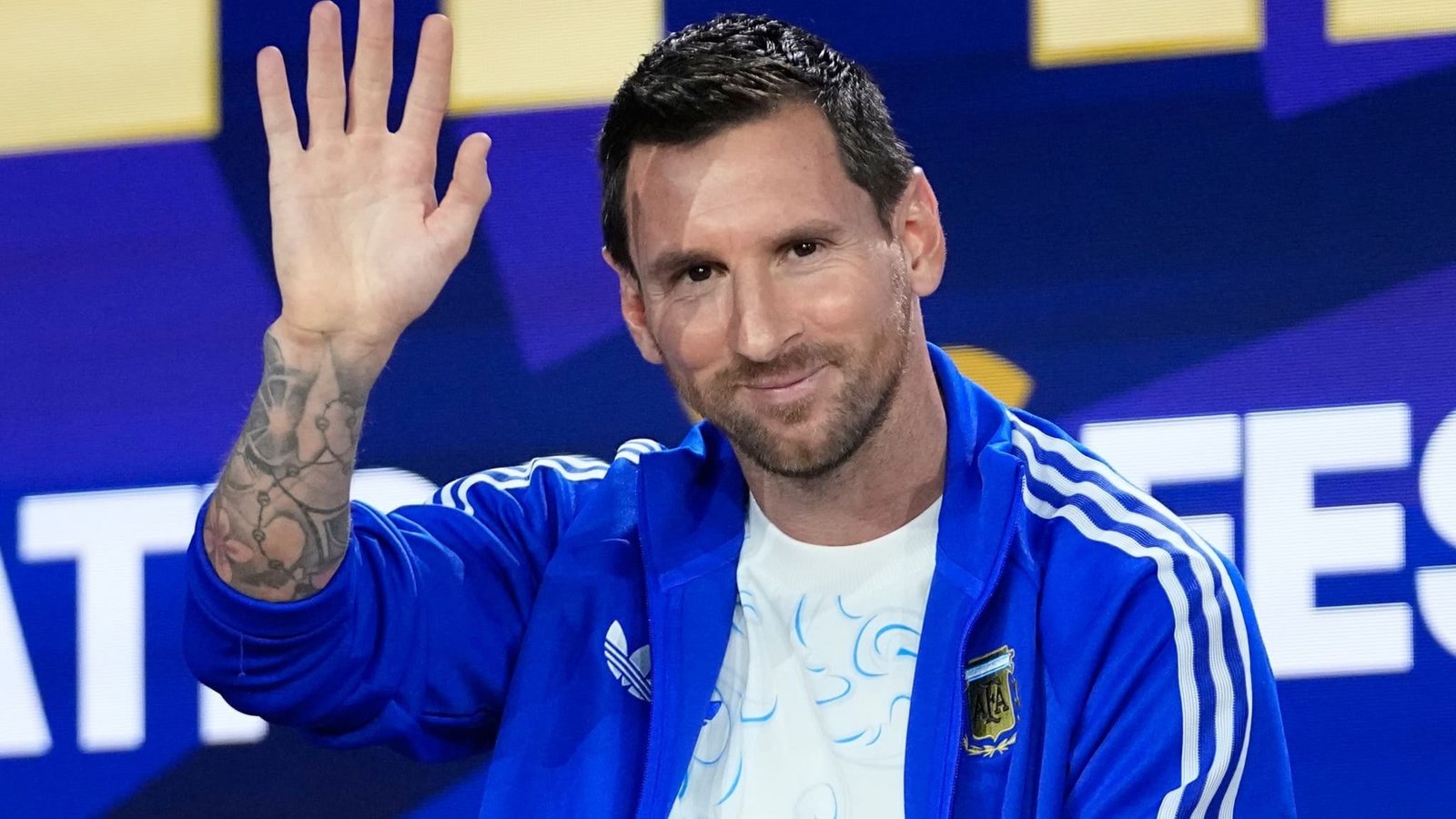 Argentiniens Superstar Lionel Messi vor dem WM-Finale.Frank Franklin II/AP/dpa Argentiniens Superstar Lionel Messi vor dem WM-Finale.Frank Franklin II/AP/dpa