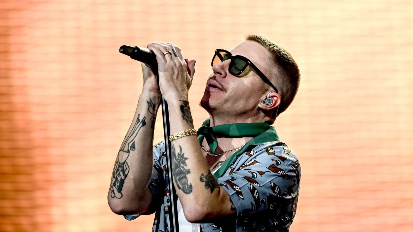 Macklemore wird nicht mehr als Vor-Act von Ed Sheeran auftreten. (Archivbild)Britta Pedersen/dpa Macklemore wird nicht mehr als Vor-Act von Ed Sheeran auftreten. (Archivbild)Britta Pedersen/dpa