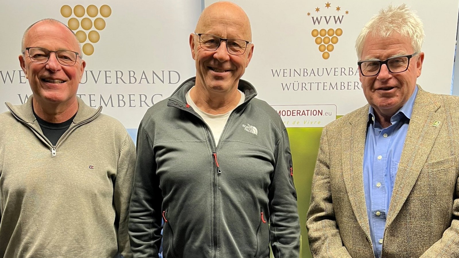 Sie möchten Weingärtnern in Krisen- und Belastungssituationen mit Rat und Tat zur Seite stehen (von links): Hanns-Christoph Schiefer, Lothar Neumann und Bernhard Ritz.  Foto: WVW