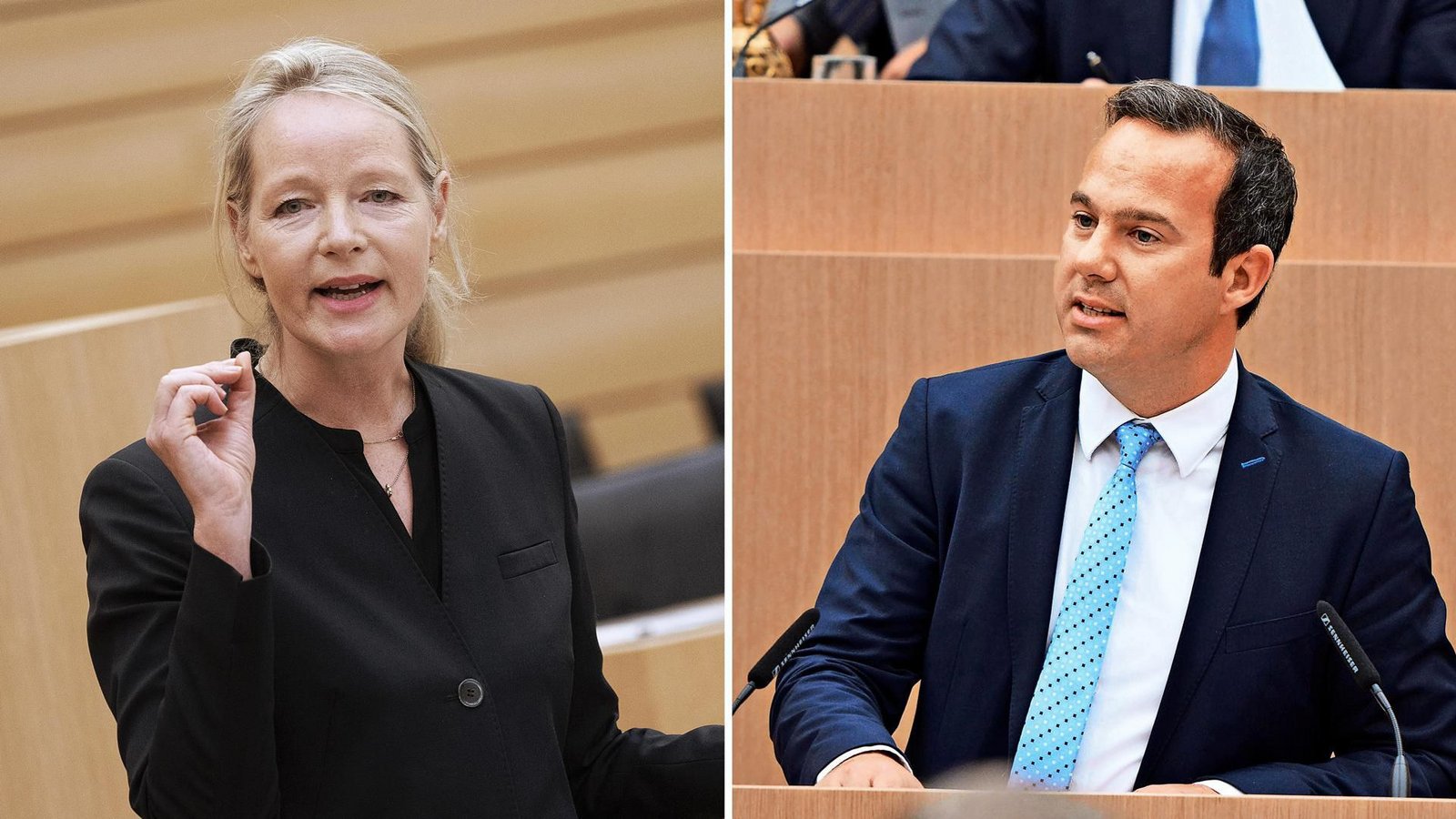 Energieministerin Thekla Walker (Grüne) und der CDU-Politiker Raimund Haser sind nicht immer einer Meinung.Foto: CDU Landtagsfraktion Baden-Würtemberg