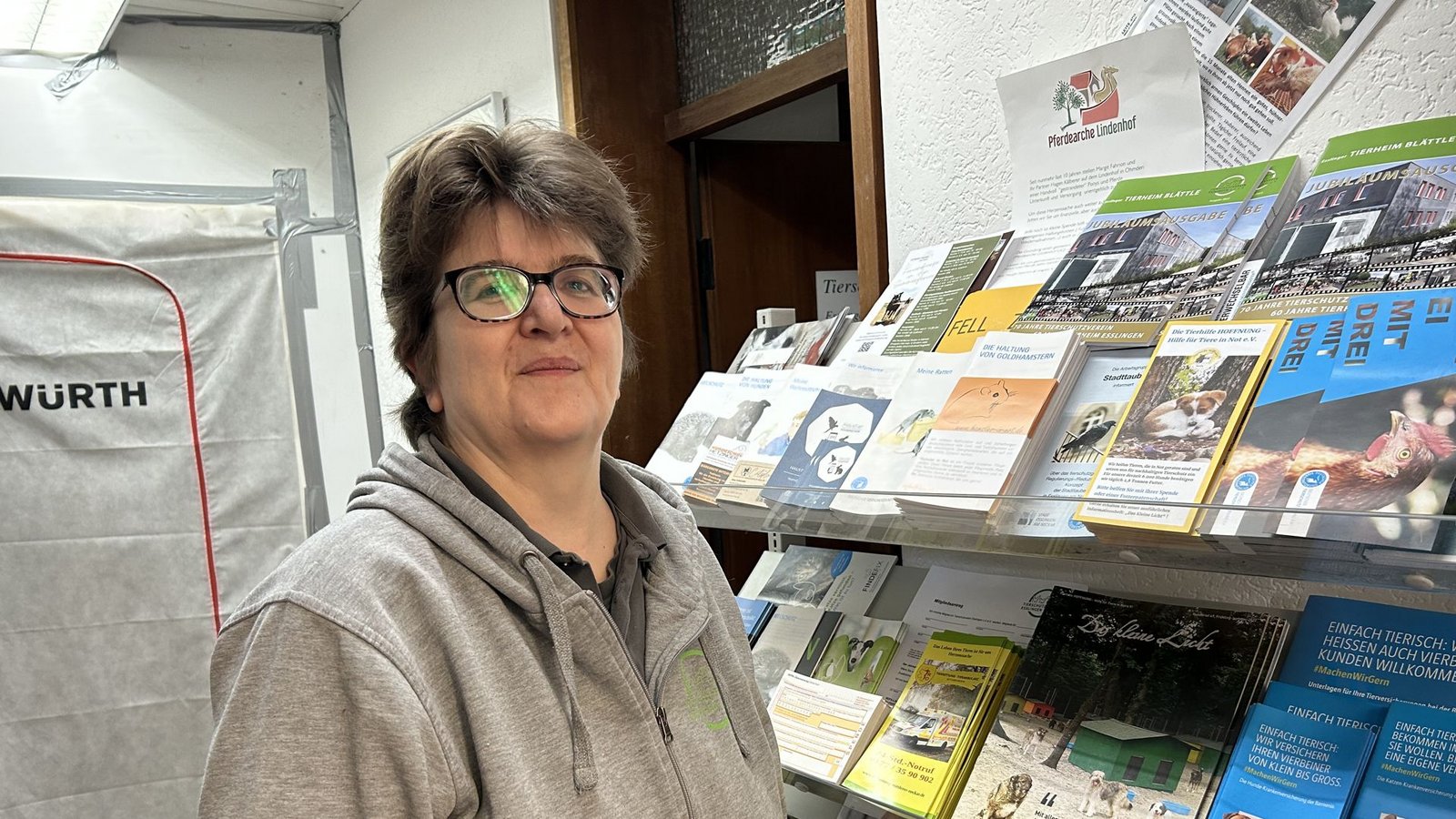 Tierheim-Mitarbeiterin Manuela Schlattner.Foto: StZN/Hartmann