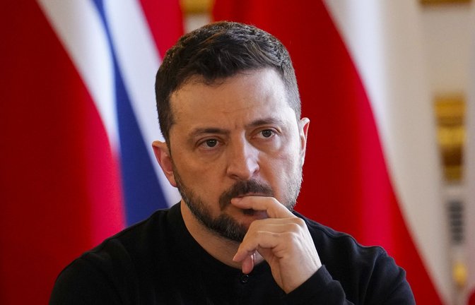 „Die Rakete, die in Kiew Zivilisten getötet hat, enthielt mindestens 116 Komponenten, die aus anderen Ländern stammten“, erklärte Selenskyj. (Archivbild)<span class='image-autor'>Foto: dpa/Sean Kilpatrick</span>