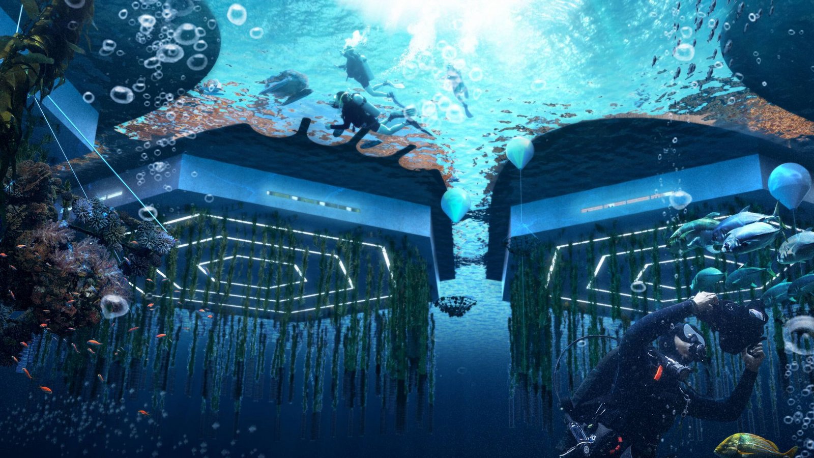 Die einzelnen Plattformen von „Oceanix Busan“ werden durch Brücken miteinander verbunden.Foto: Imago Images/Cover-Images/ via www.imago-images.de Die einzelnen Plattformen von „Oceanix Busan“ werden durch Brücken miteinander verbunden.Foto: Imago Images/Cover-Images/ via www.imago-images.de