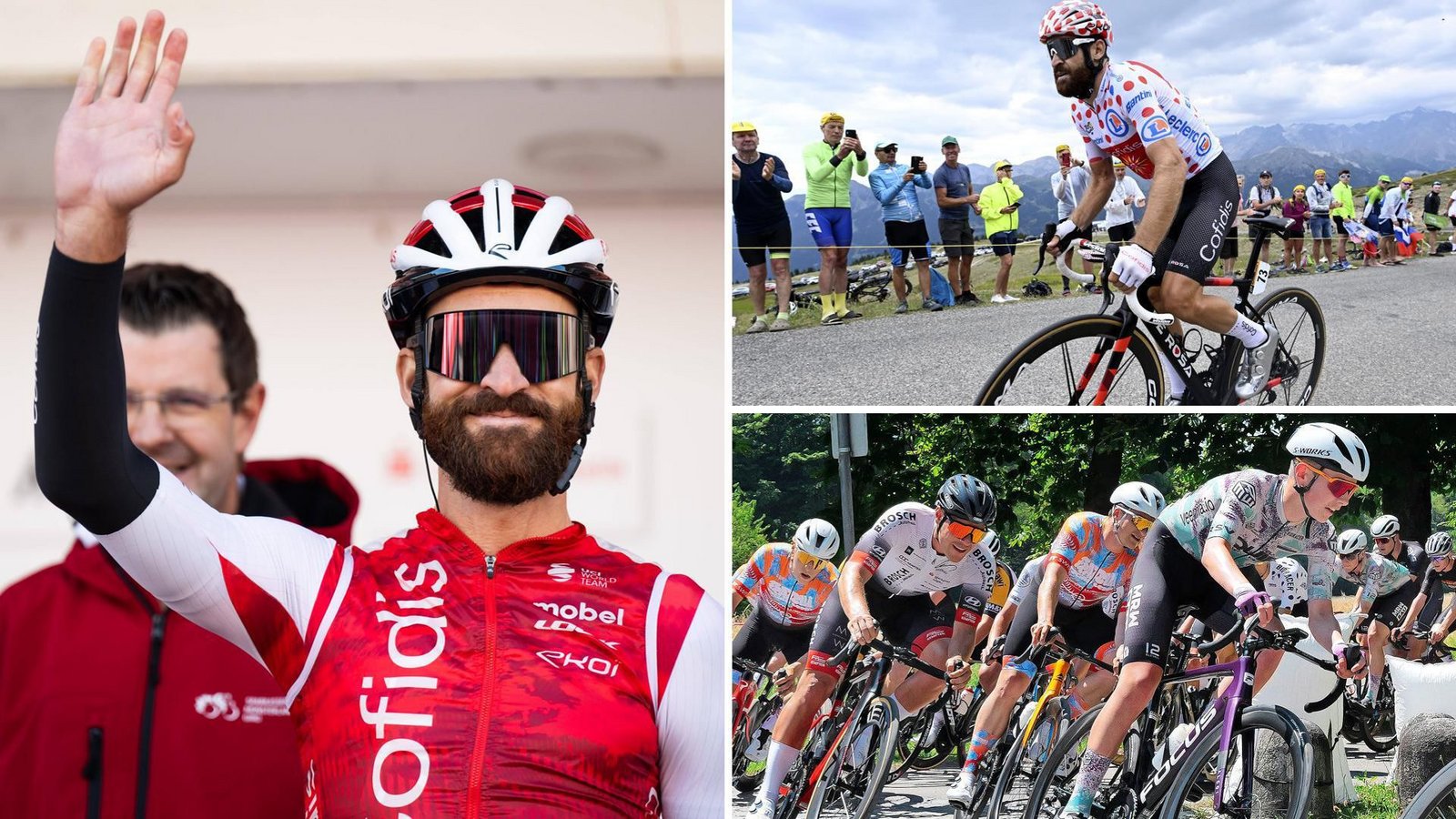 Simon Geschke, der 2022 bei der Tour de France acht Tage lang im gepunkteten  Bergtrikot unterwegs war, ist neuer Nachwuchs-Landestrainer in Baden-Württemberg. Den Veranstaltern der „Race Days“ (Foto rechts unten)  – ein viertägiges Etappenrennen in der Region Stuttgart – spricht der Ex-Profi ein großes Lob aus.Foto: &nbsp;