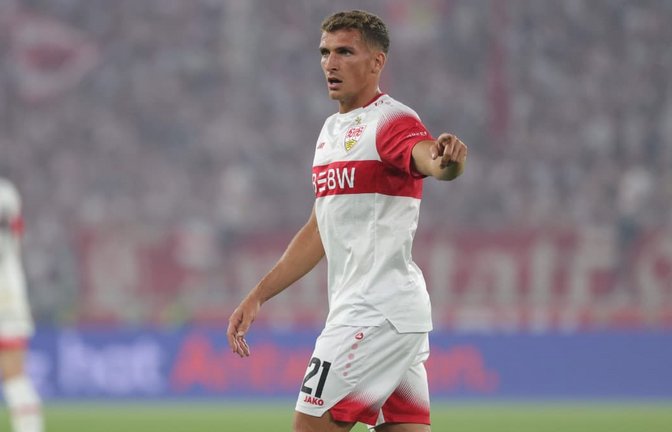 Grischa Prömel gibt beim VfB Stuttgart schon nach kurzer Zeit die Richtung vor.<span class='image-autor'>Baumann</span>