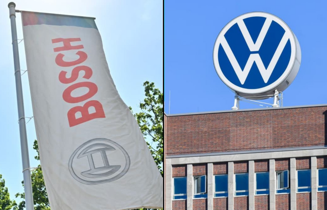 Bei Bosch und VW stehen offenbar weitere personelle Veränderungen an.<span class='image-autor'>dpa, Jan-Philipp Strobel/dpa</span>
