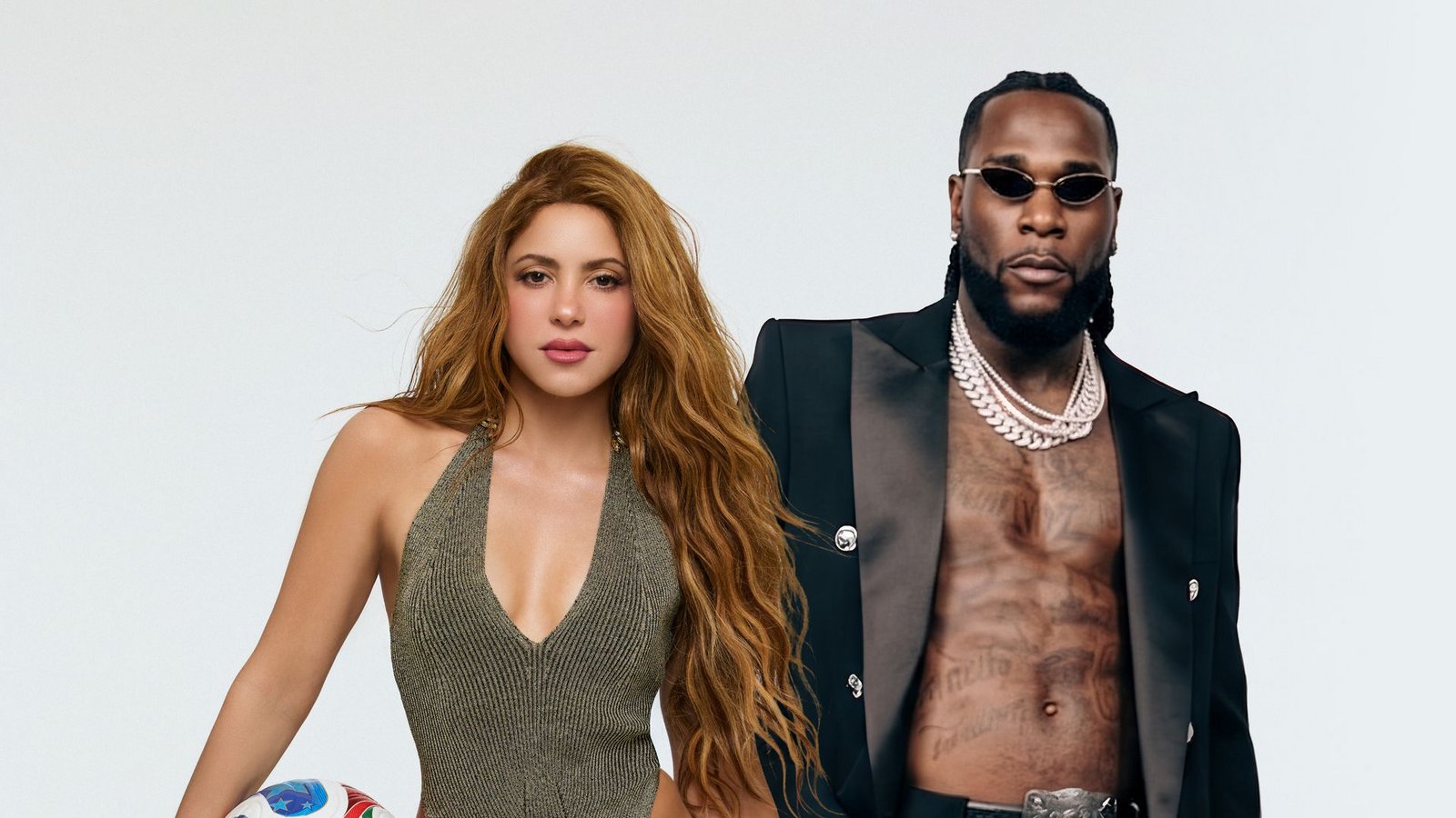 Shakira und der nigerianische Musiker Burna Boy steuern den offiziellen WM-Song "Dai Dai" bei. (Handout)Foto: -/Nico G/dpa