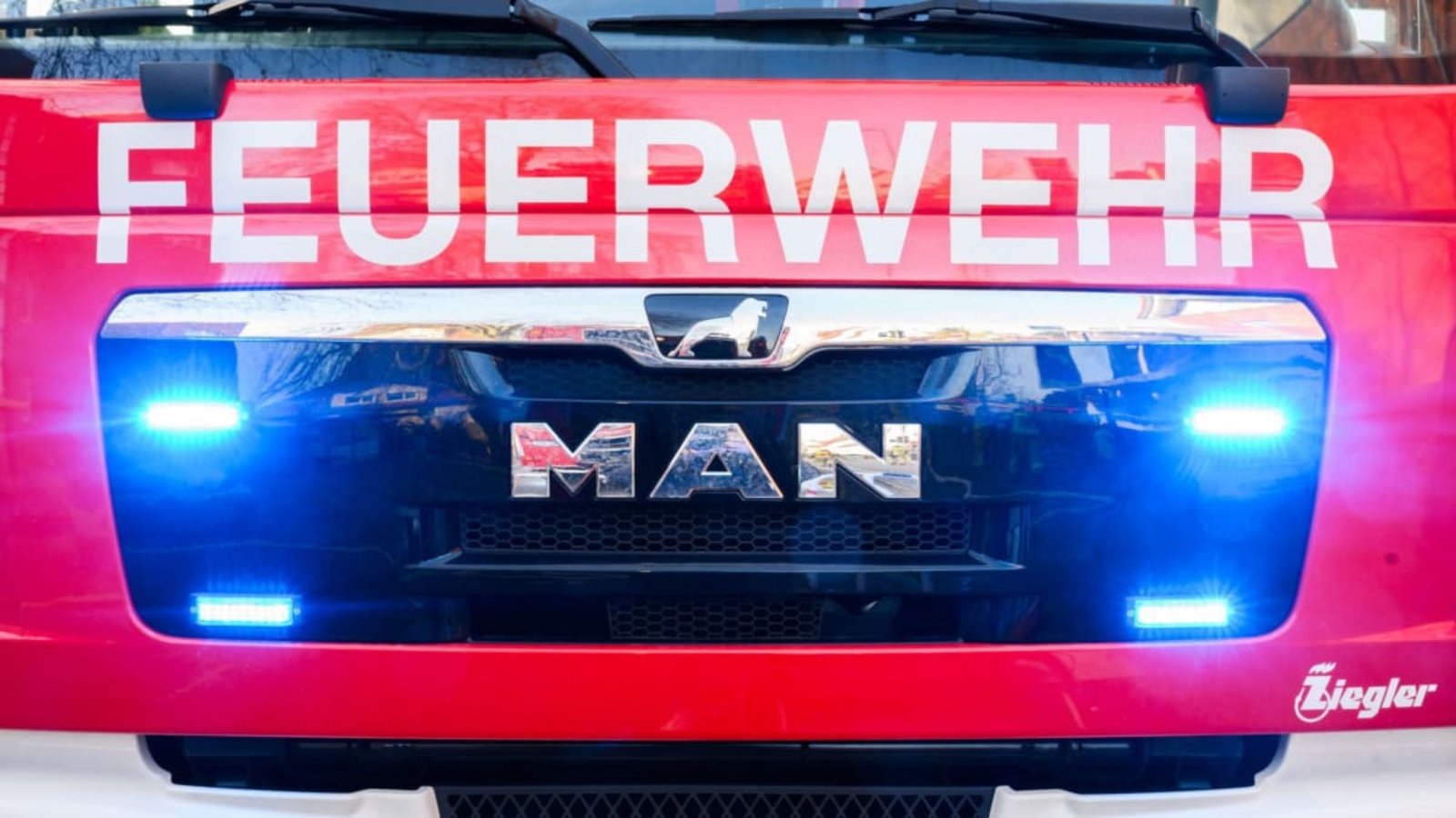 Die Feuerwehr löschte einen Brand an der B10Julian Stratenschulte/dpa Die Feuerwehr löschte einen Brand an der B10Julian Stratenschulte/dpa